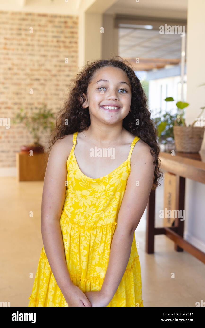 Biracial curly hair young girl hires stock photography and images Alamy