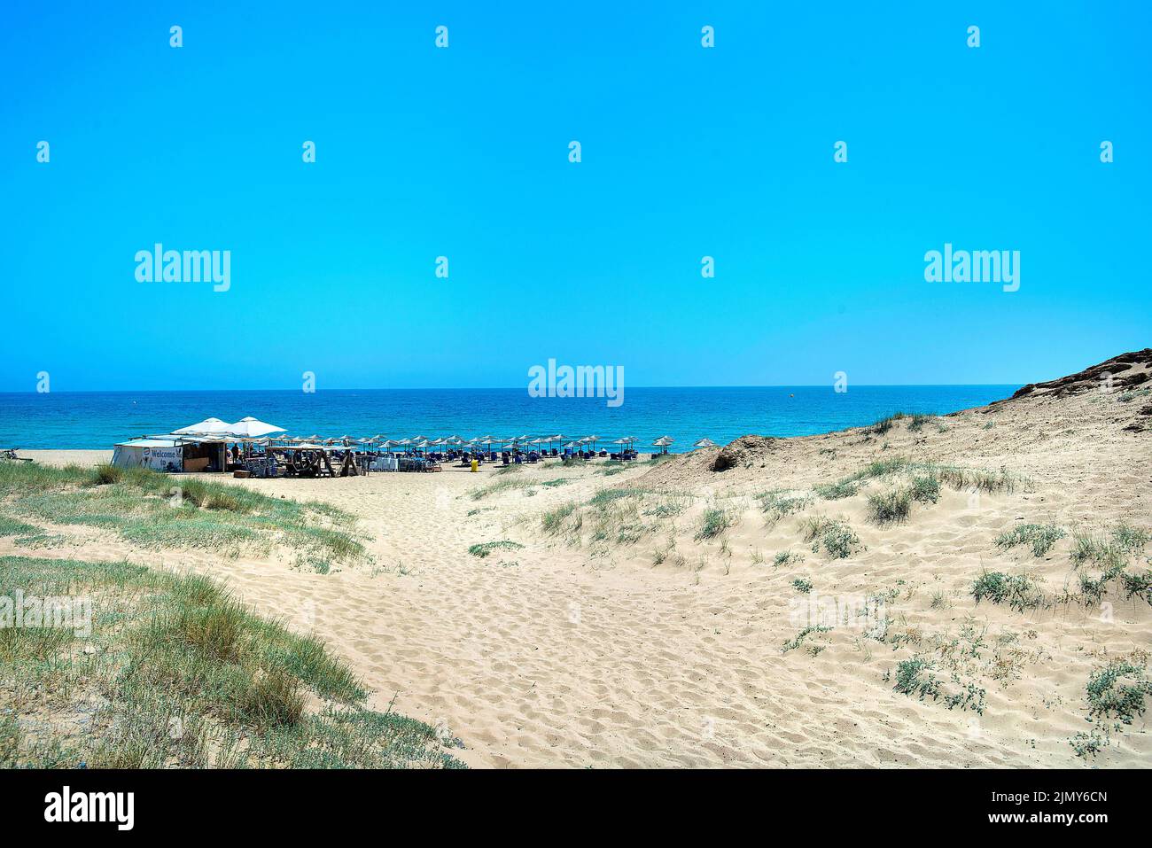 Halikounas Beach, Corfu, Ionian islands, Greece Stock Photo