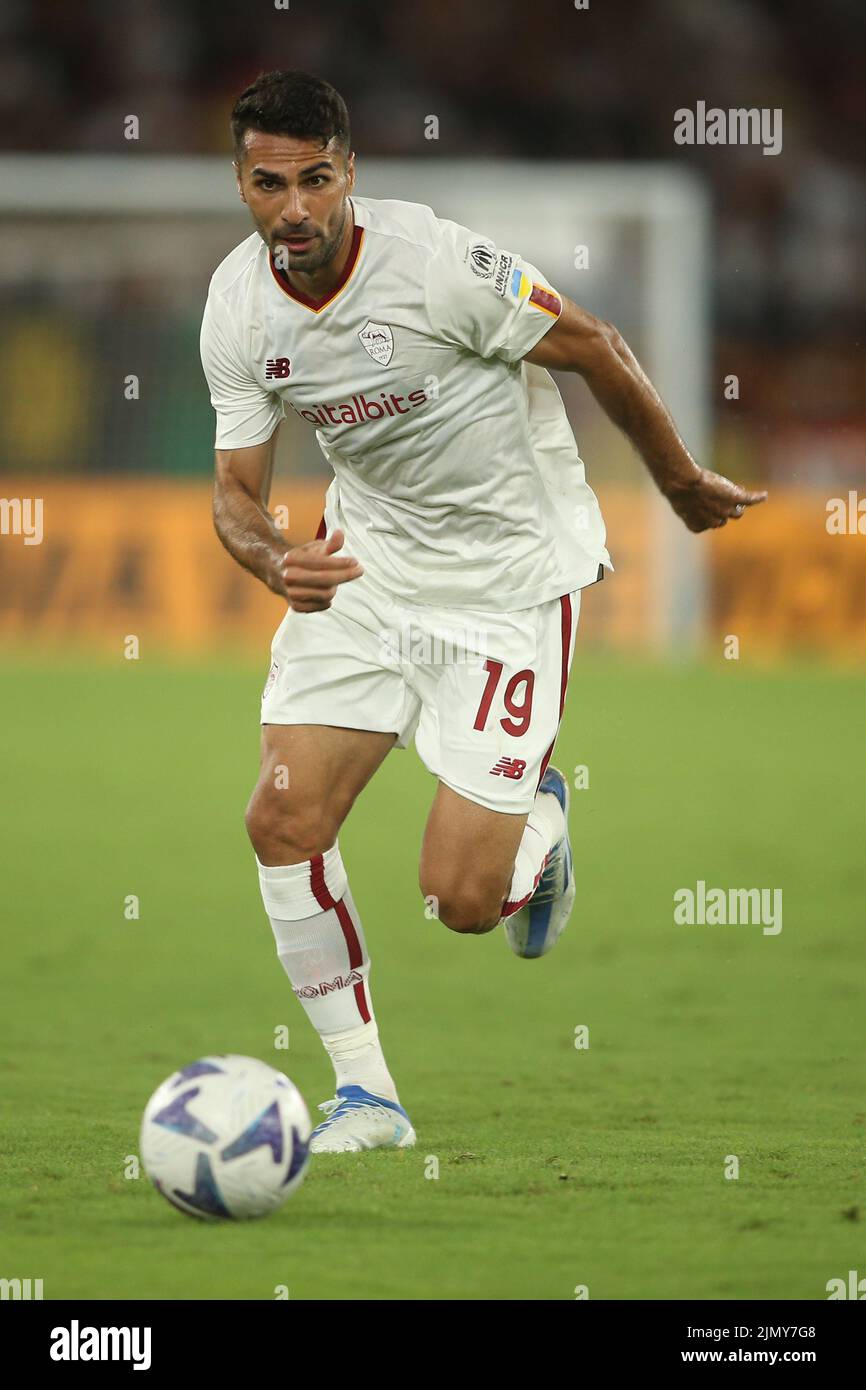 Rome, Italy. 07th Aug, 2022. Rome, Italy 07.08.2022: Celik during the Pre-Season Friendly 2022/2023 match between AS Roma vs Shakhtar Donetsk at the Olimpic Stadium in Rome on 07 August 2022. Credit: Independent Photo Agency/Alamy Live News Stock Photo