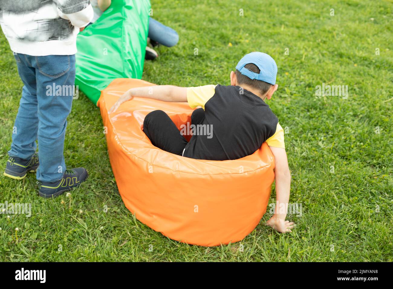 Kid handstand summer hires stock photography and images Alamy