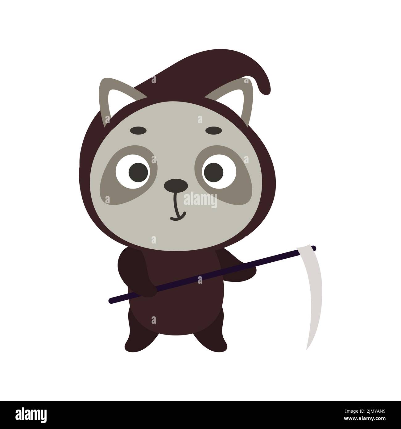 Racoon Reeper Cute Baby Grim Reaper