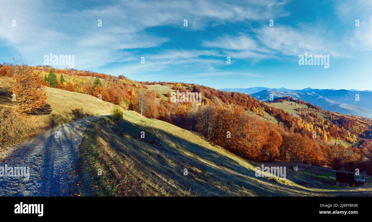 Rural road in nice scenery hi-res stock photography and images - Alamy