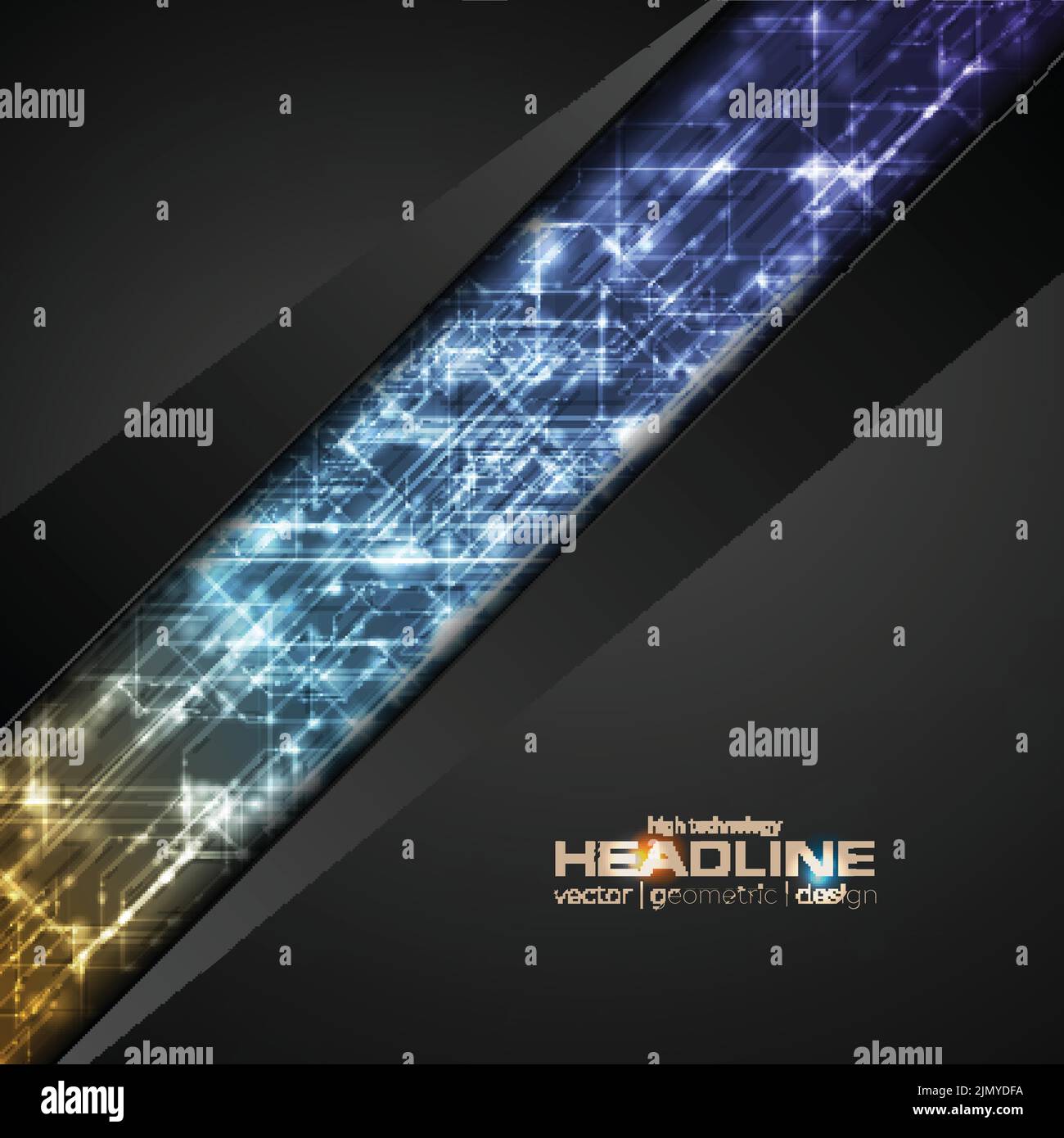 Abstract shiny hi-tech corporate vector background Stock Vector