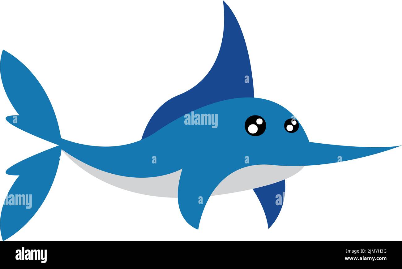 wild swordfish sealife animal icon Stock Vector Image & Art - Alamy