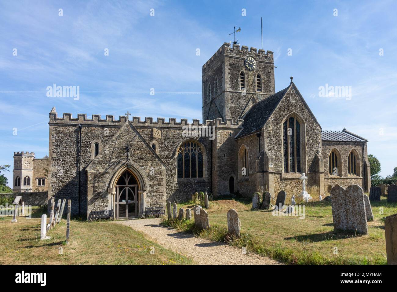 England, Oxfordshire, Buckland church Stock Photo
