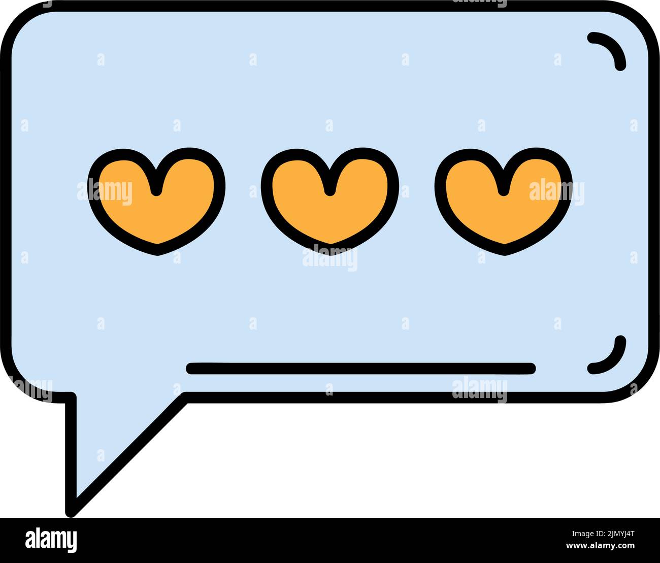speech bubble with hearts icon Stock Vector Image & Art - Alamy
