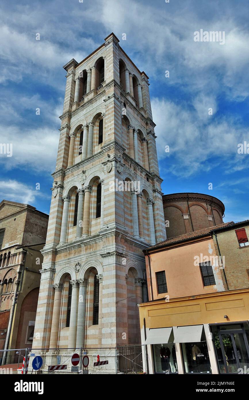 Saint George Cathedral, Ferrara, Emilia Romagna, Italy, Europe Stock Photo