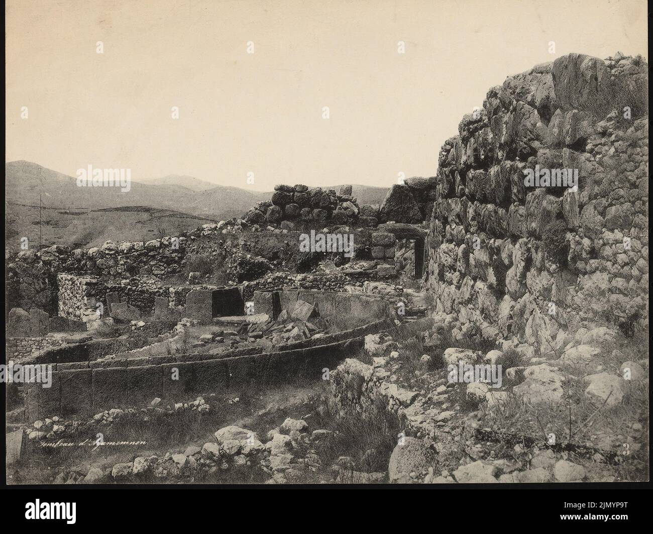 Unknown photographer, grave of the Agamemmnon, Mycenae (without date