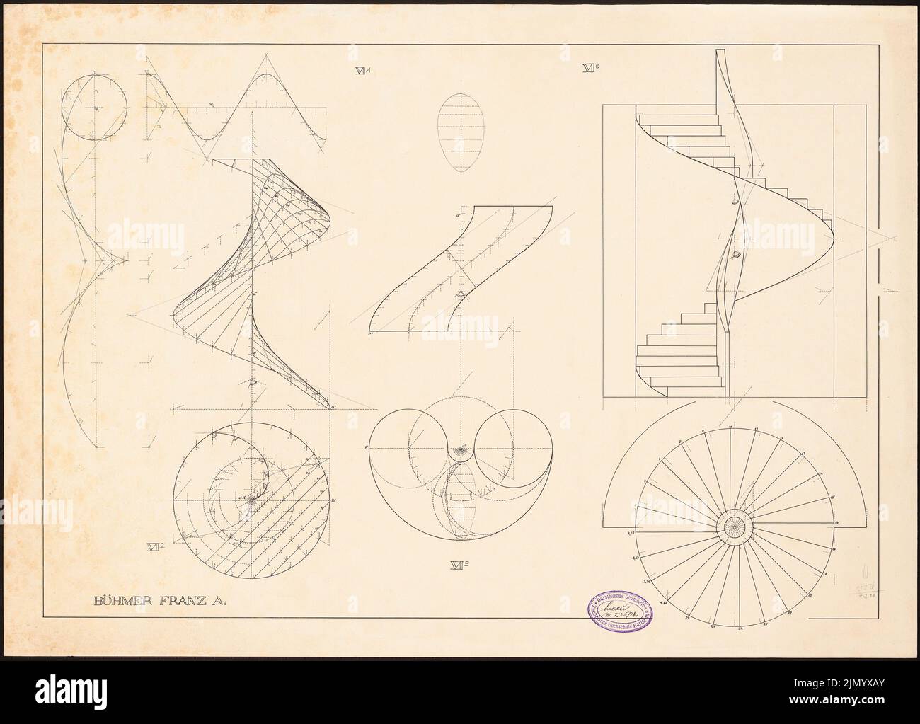 Böhmer Franz (1907-1943), performing geometry (22.02.1926): Performing ...