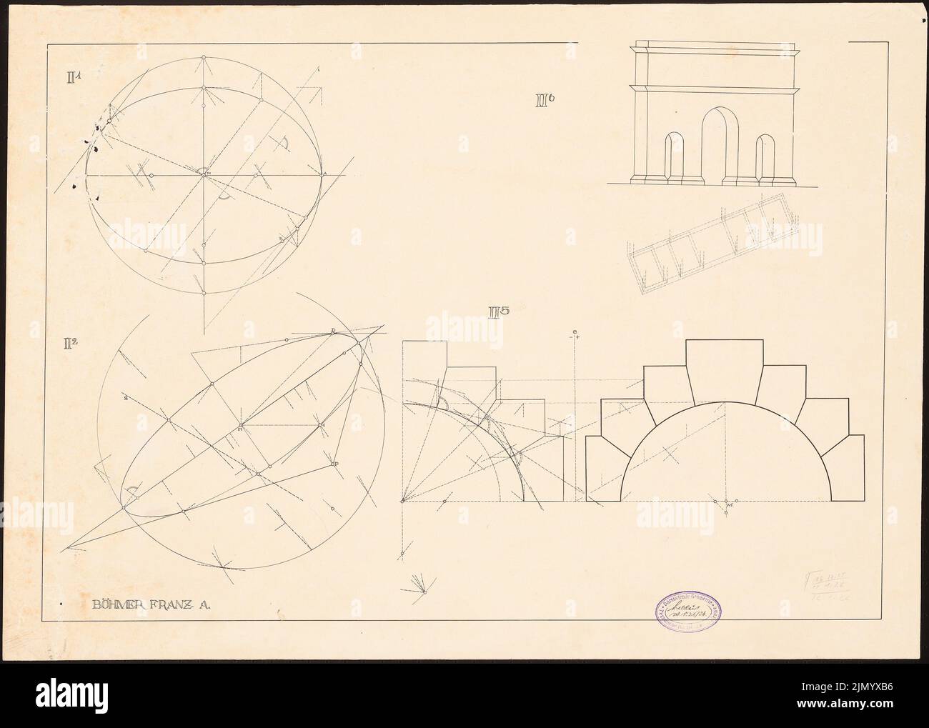 Böhmer Franz (1907-1943), performing geometry (16.12.1925): Performing ...