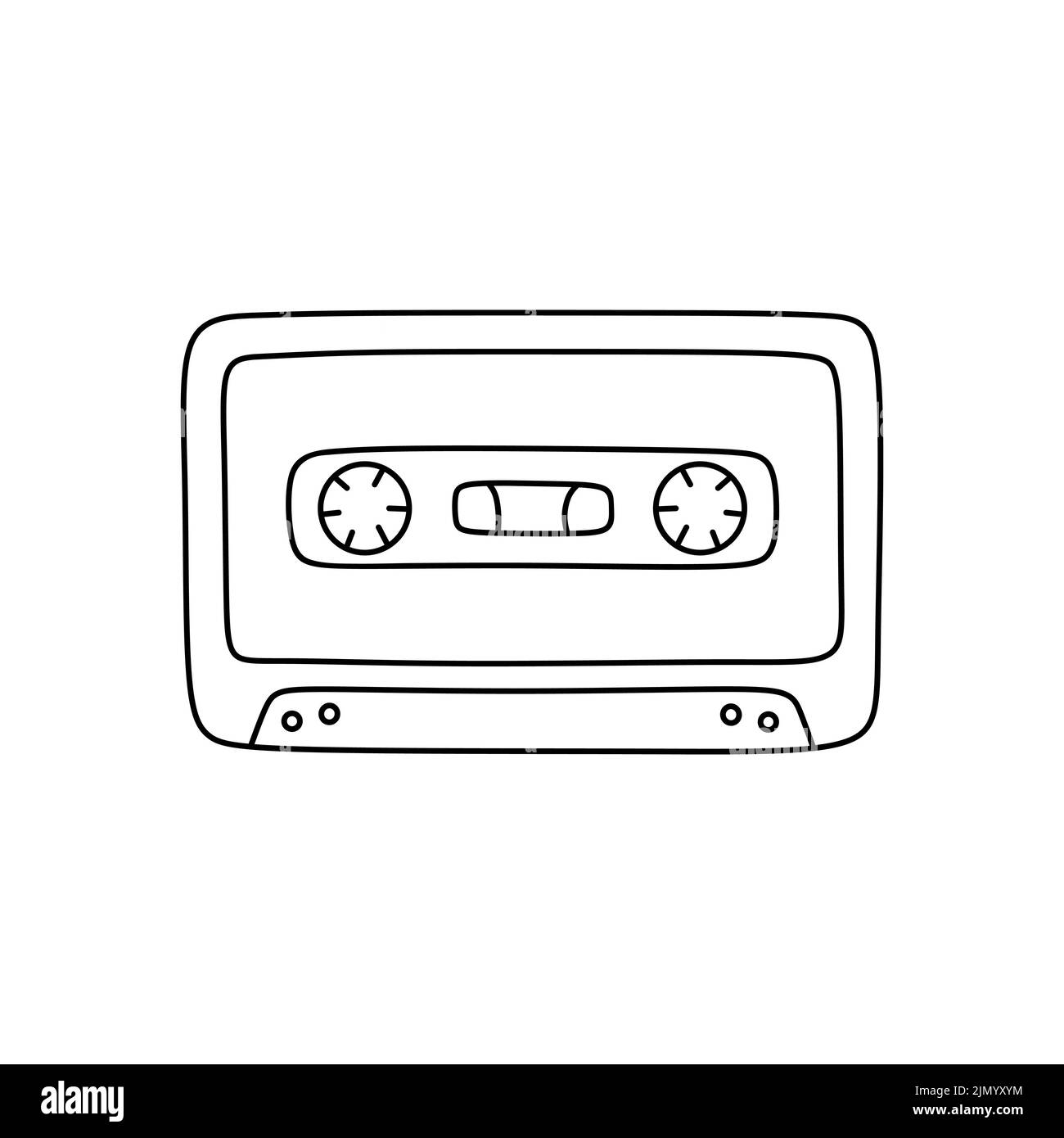 Mixtape Rétro Vintage Cassette Audio De Style Rétro Mix Tape Est