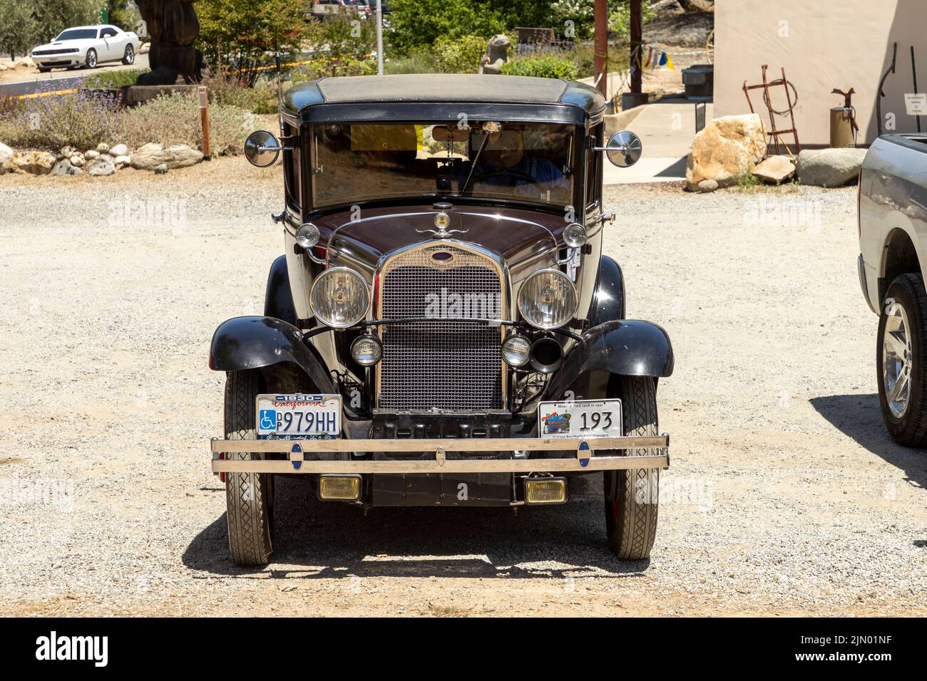 Three Rivers Model A Club Three Rivers, USA - May 21, 2022: Old classic Ford model A car (1927-31 ...