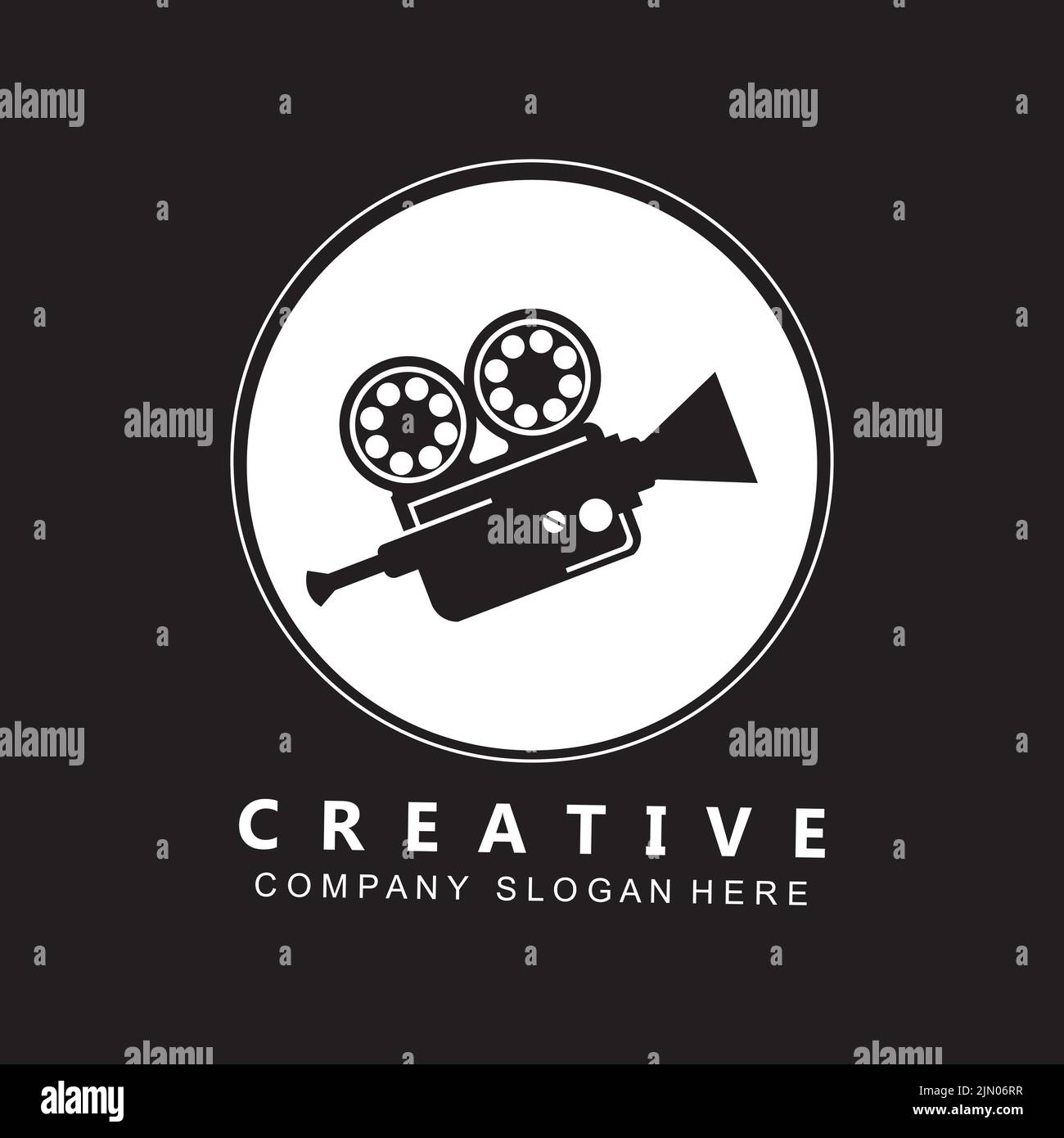 Silhouette filmmaker Stock Vector Images - Alamy