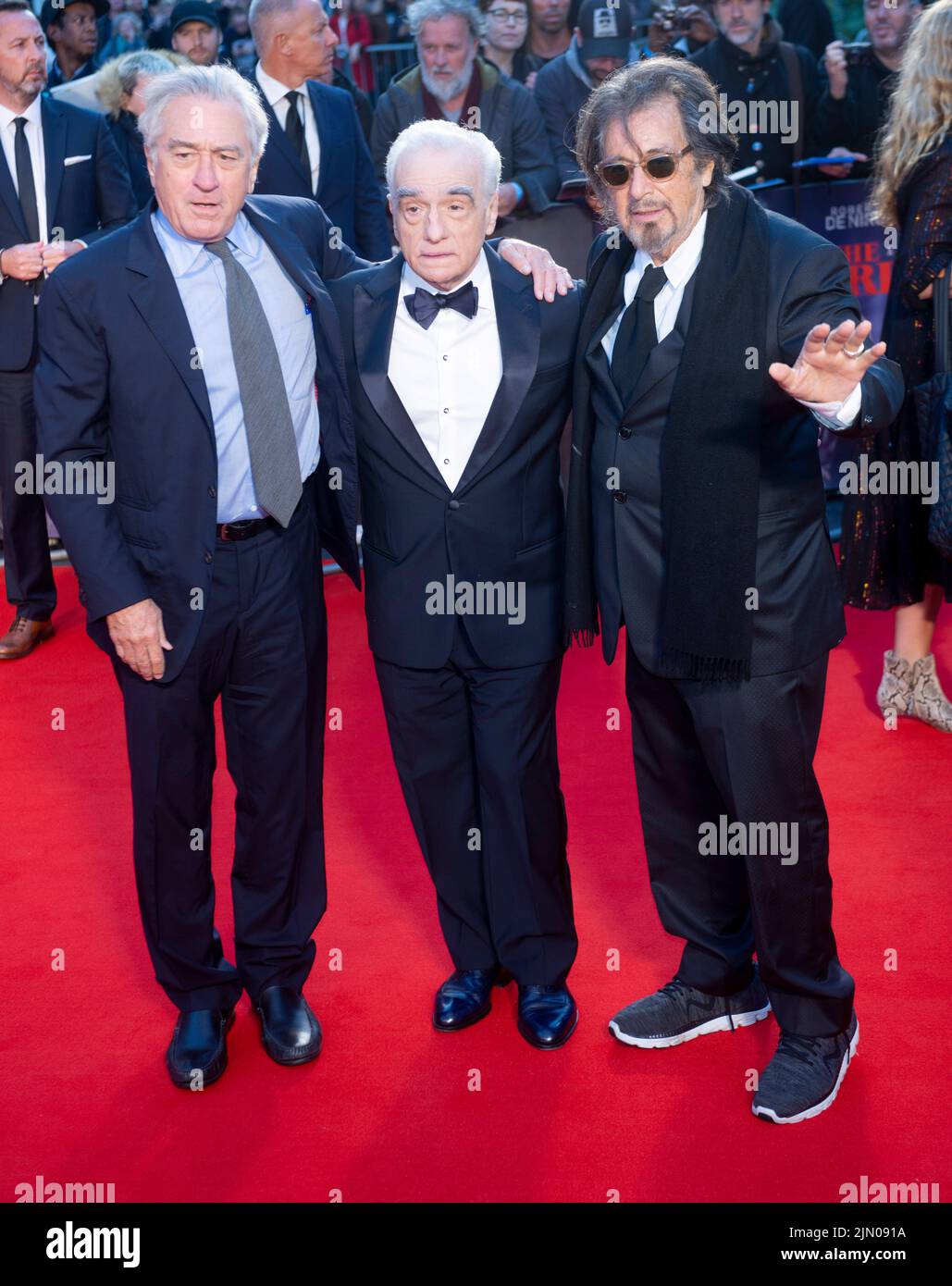 Al Pacino, Martin Scorsese and Robert De Niro at the 'The Irishman