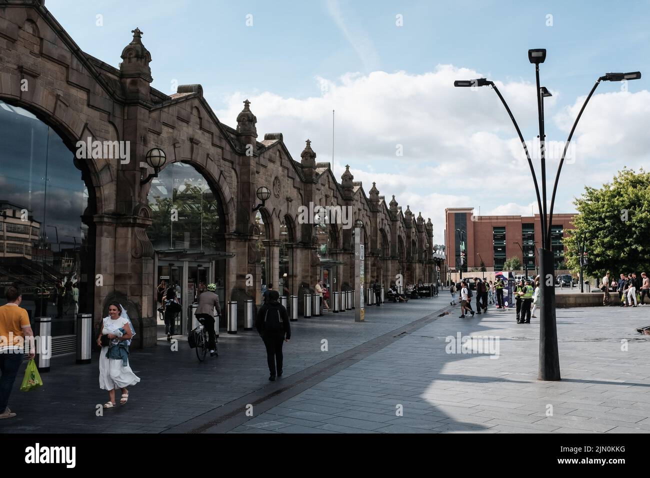 Architecture and famous buildings in Sheffield City Centre, UK Stock