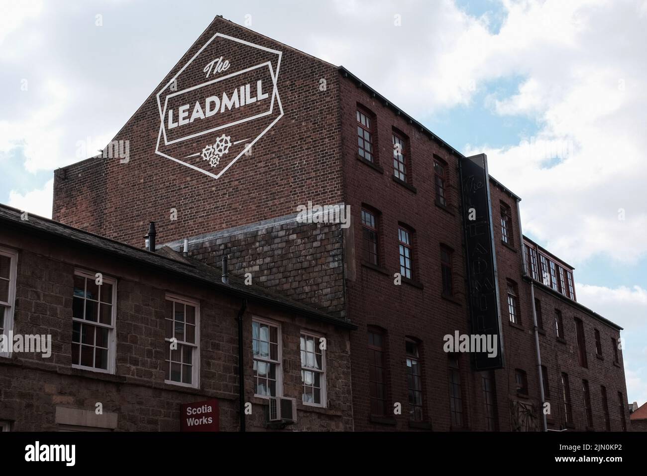 Architecture and famous buildings in Sheffield City Centre, UK Stock