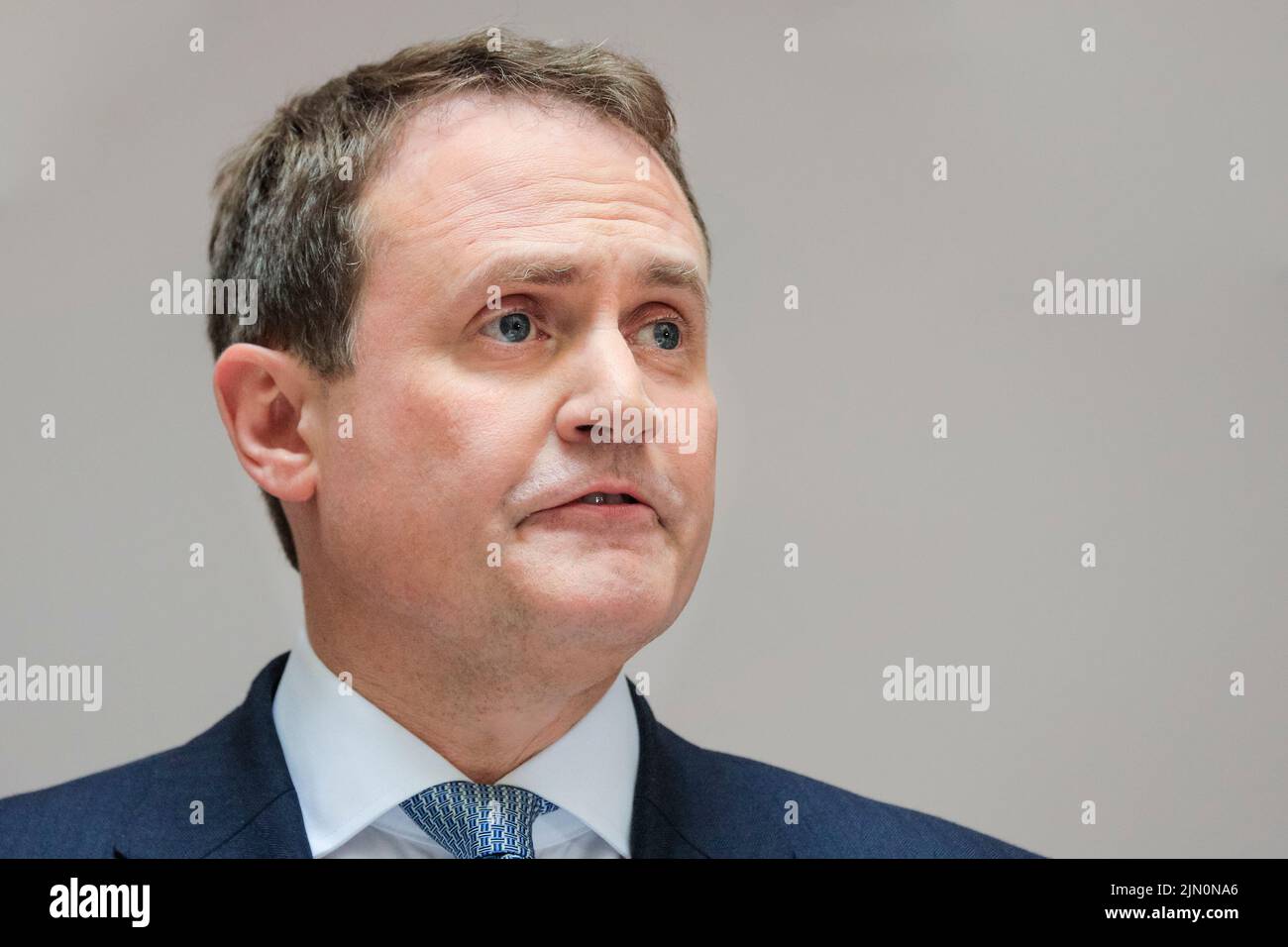 Tom Tugendhat, MP, British politician, Conservative Party, Chairman of the Foreign Affairs Committee Stock Photo