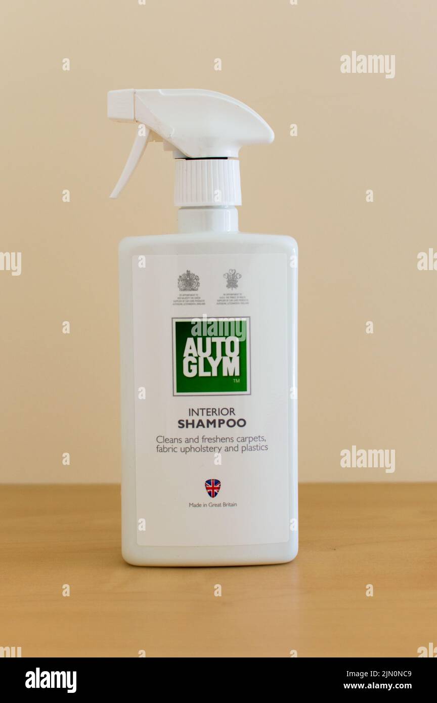 Autoglym car interior shampoo cleaning product Stock Photo