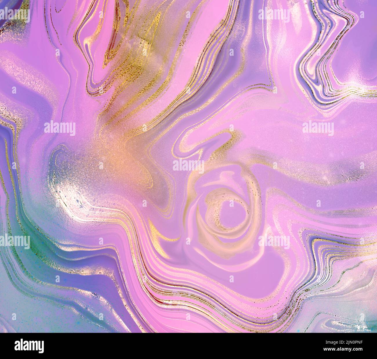 Liquid colourful vibrant marble texture. Stock Photo