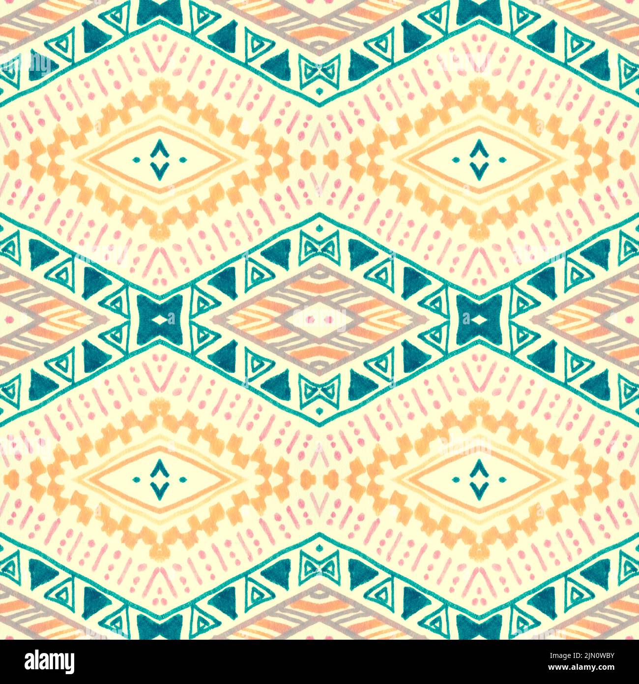 American pattern. Seamless ethnic background Stock Photo Alamy