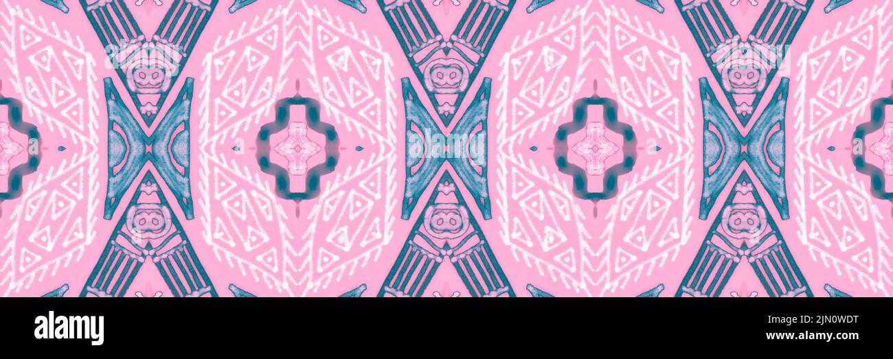 Seamless ethnic background. Geometric aztec pattern Stock Photo - Alamy