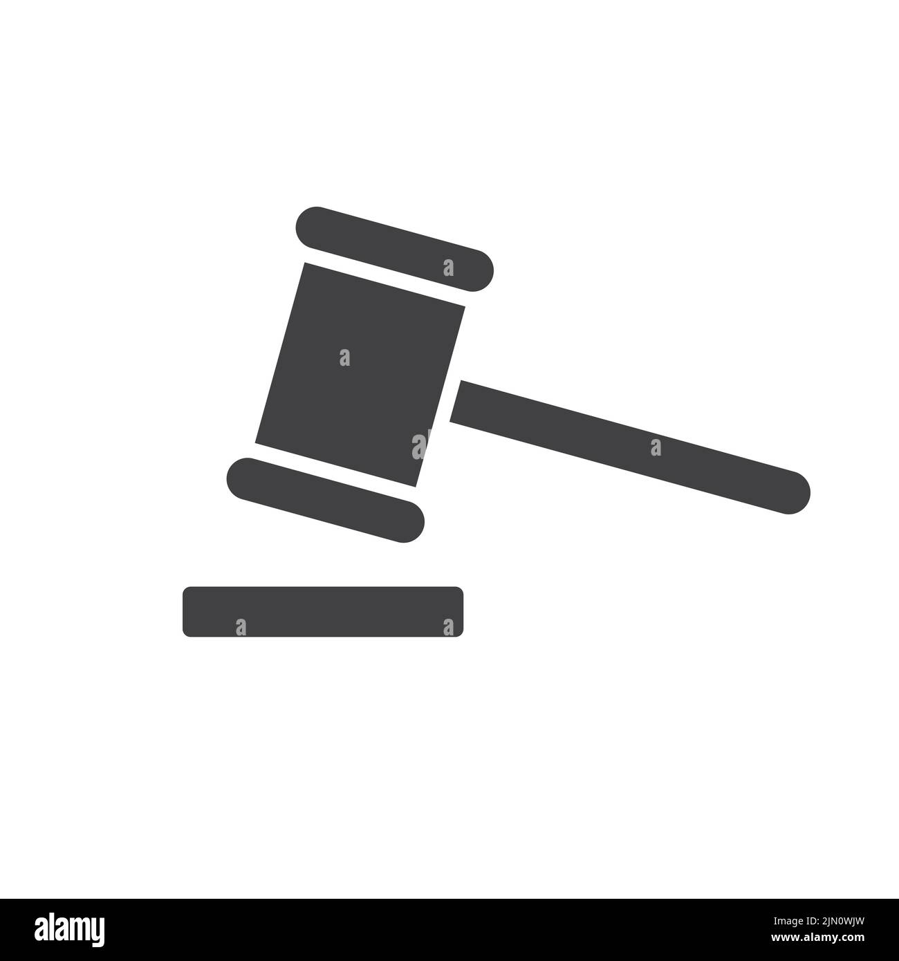 Judge hammer icon or symbol for your design Stock Vector Image & Art