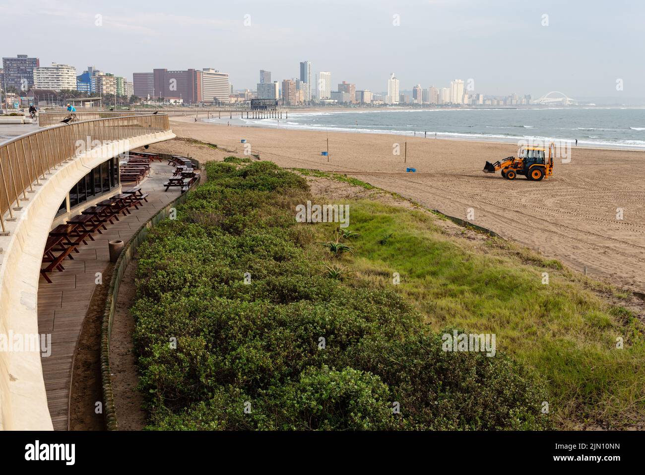 Durban, South Africa, southern promenade. Stock Photo