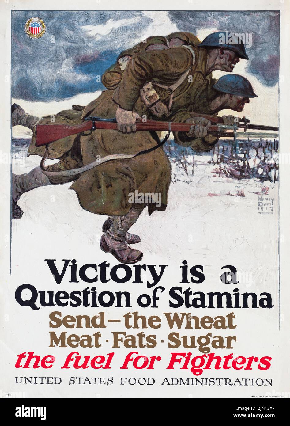 Victory is a question of stamina, Send the Wheat, Meat, Fats, Sugar