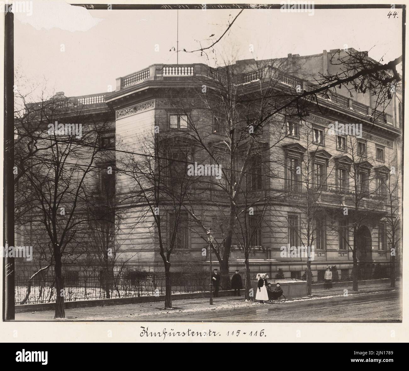 Lucae Richard (1829-1877), single residential building Kurfürstenstraße ...
