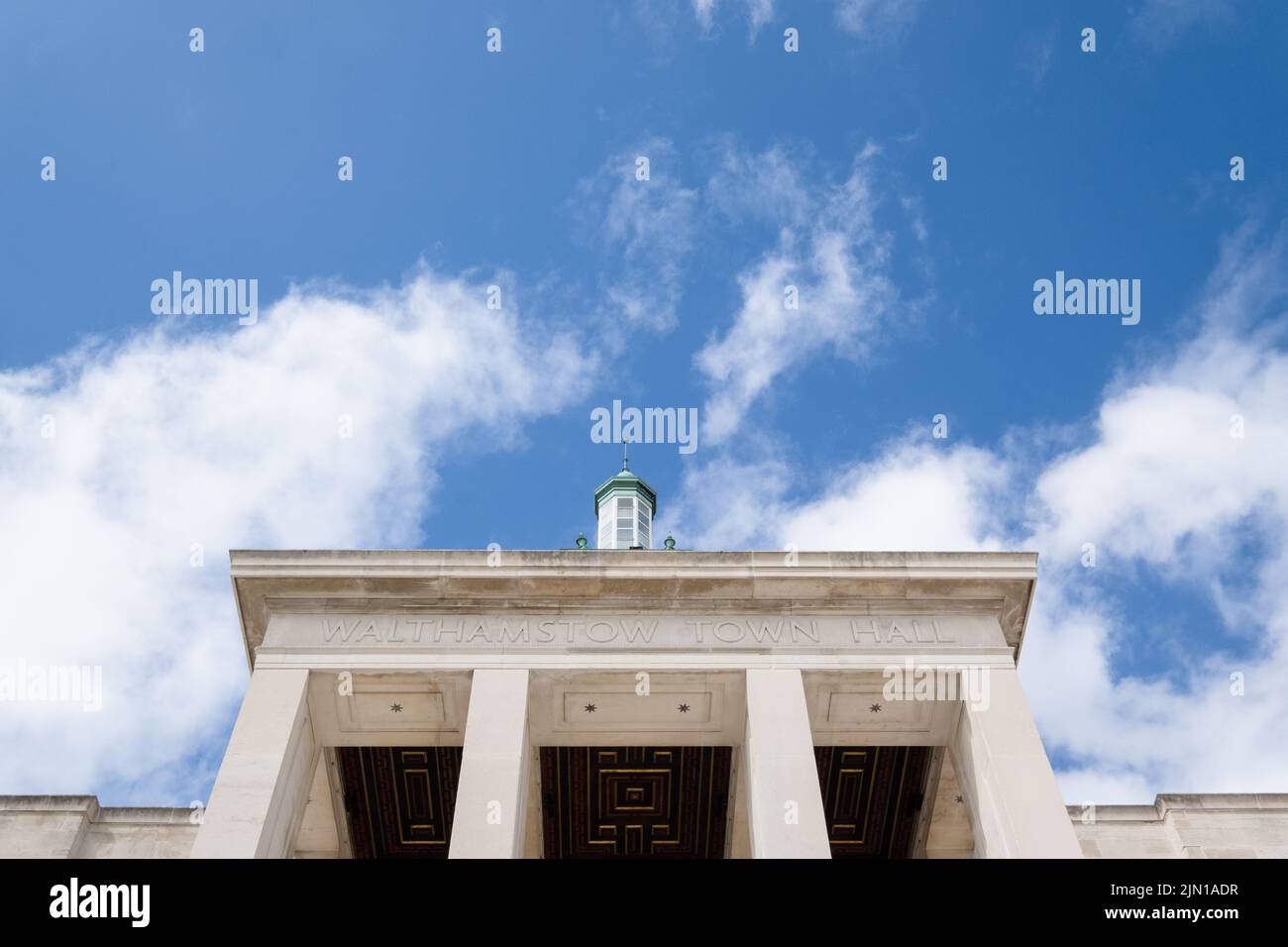 Waltham Forest Town Hall, formerly Walthamstow Town Hall, London. Stock Photo