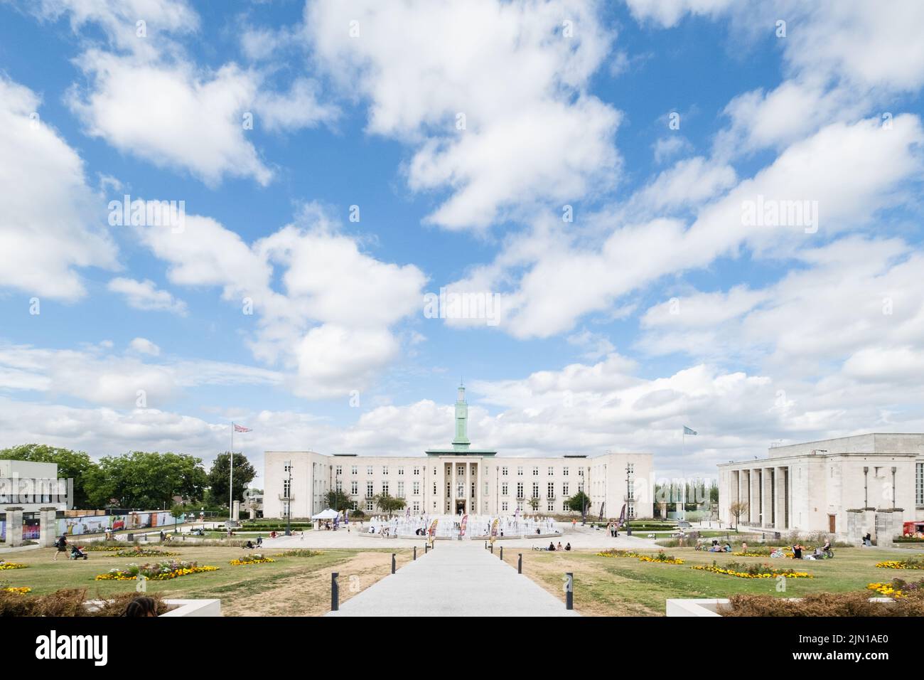 Waltham Forest Town Hall, formerly Walthamstow Town Hall, London. Stock Photo