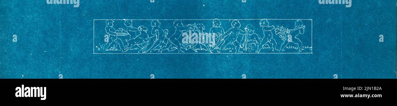 Neckelmann Skjold (18541903), frieze with a puttzie (without date