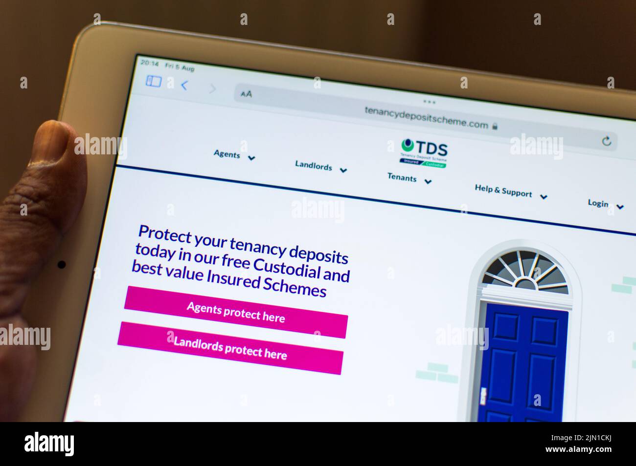 TDS Tenancy Deposit Protection services Stock Photo