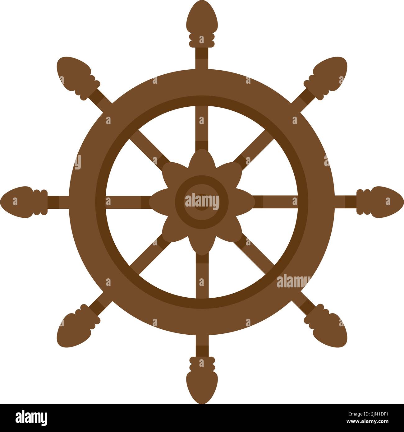 ship rudder nautical retro icon Stock Vector Image & Art - Alamy