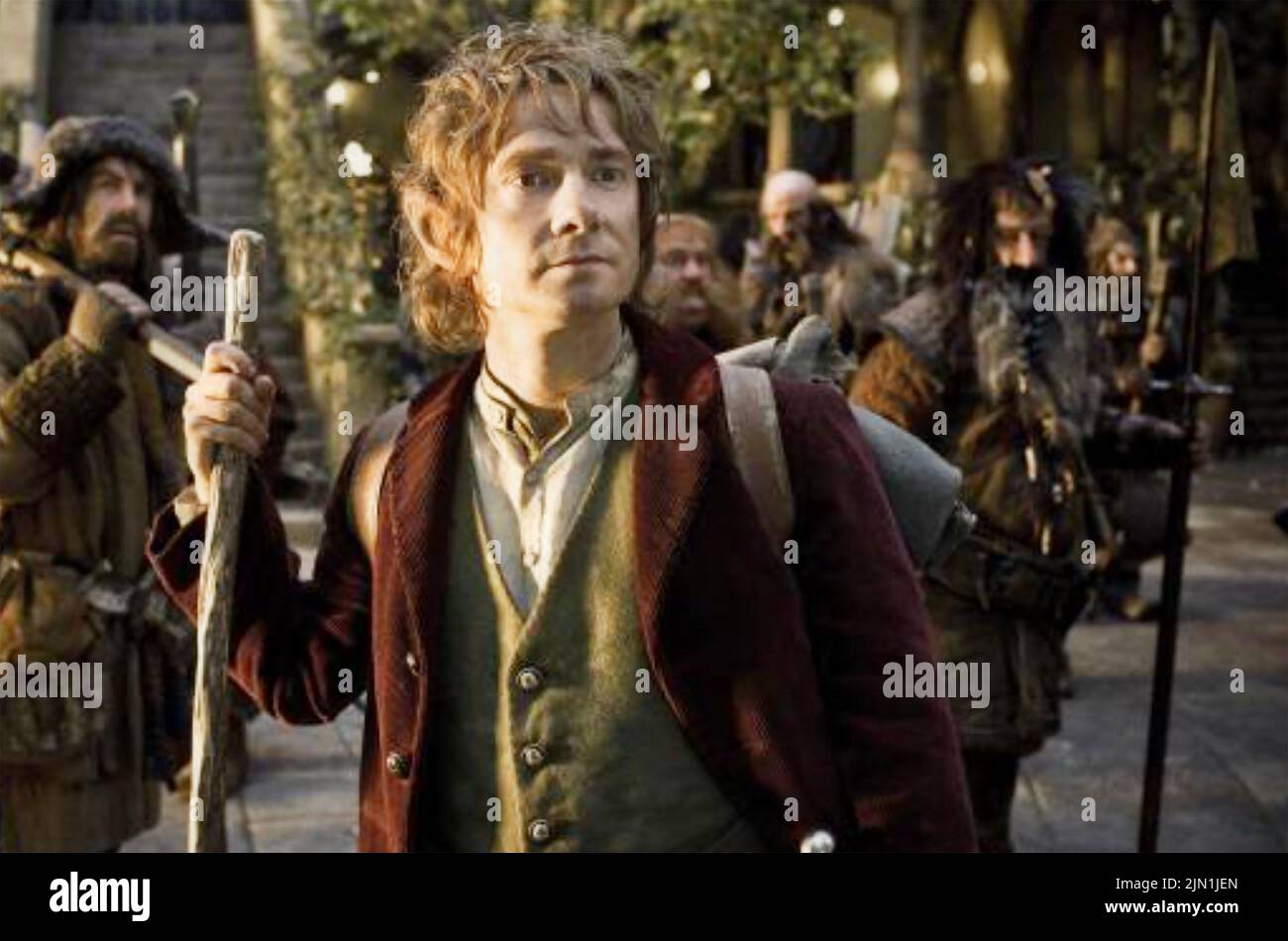 THE HOBBIT: AN UNEXPECTED JOURNEY 2012 Warner Bros. Pictures film with Martin Freeman Stock Photo