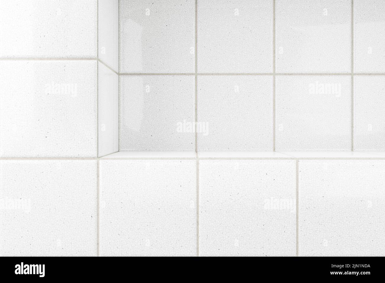 Tiles texture white bathroom hi-res stock photography and images - Alamy, image size:1300x956