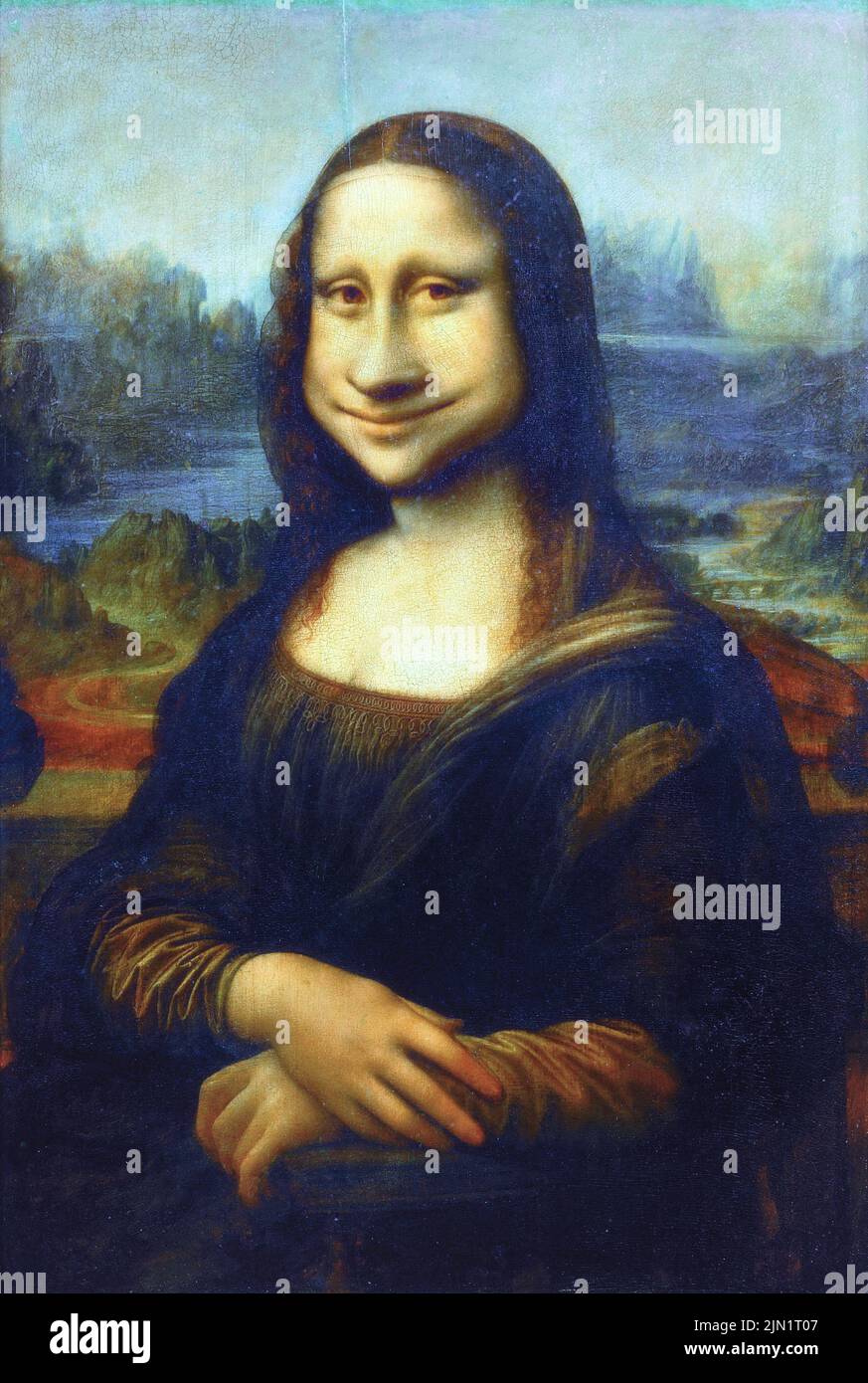 Funny mona lisa hi-res stock photography and images - Alamy