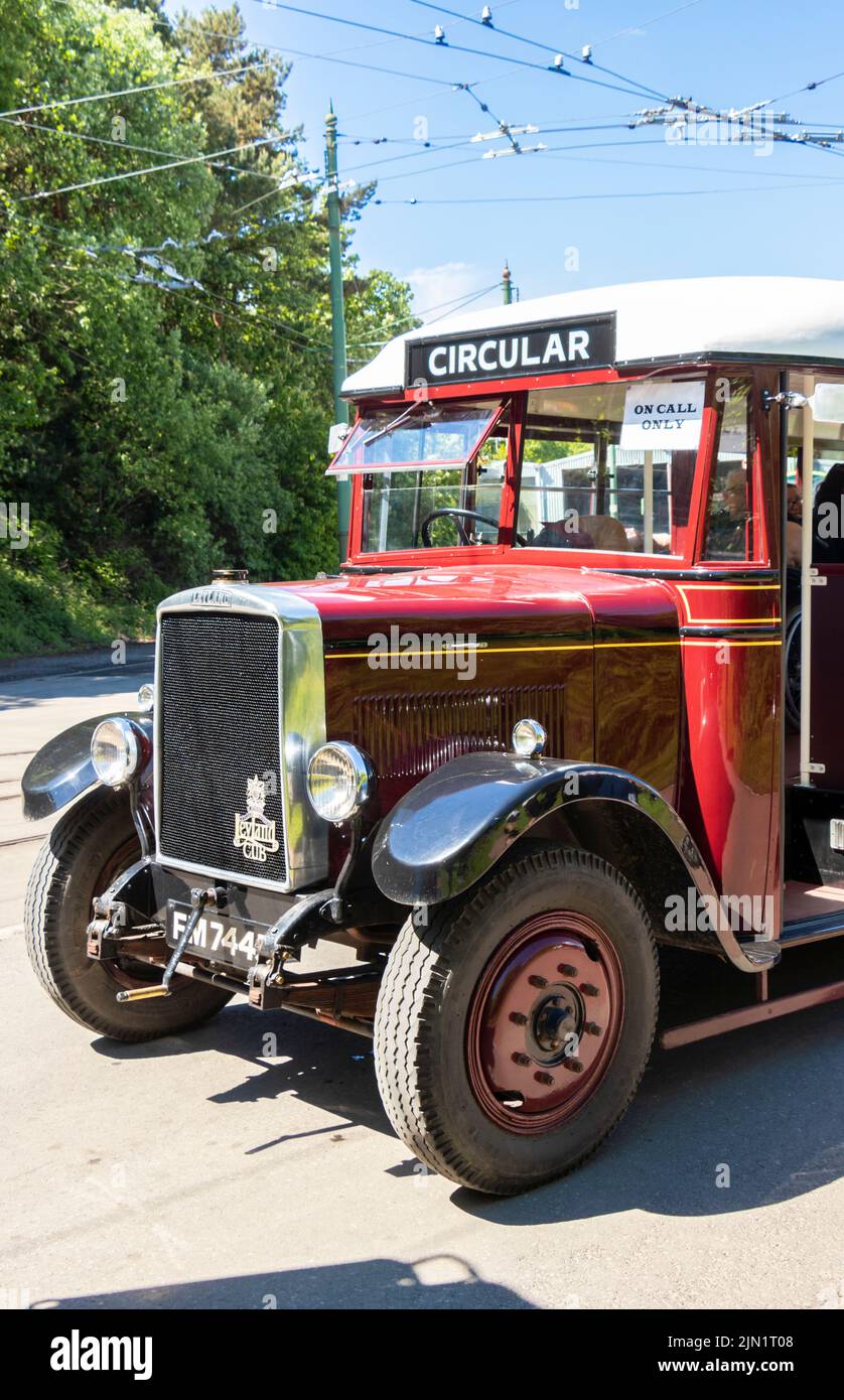 1933 Vintage Maroon Red Crossville 716 Motor Services Single Decker 1933-vintage-maroon-red-crossville-716-motor-services-single-decker