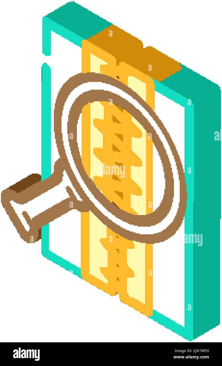 seam quality control sewing isometric icon vector illustration Stock ...