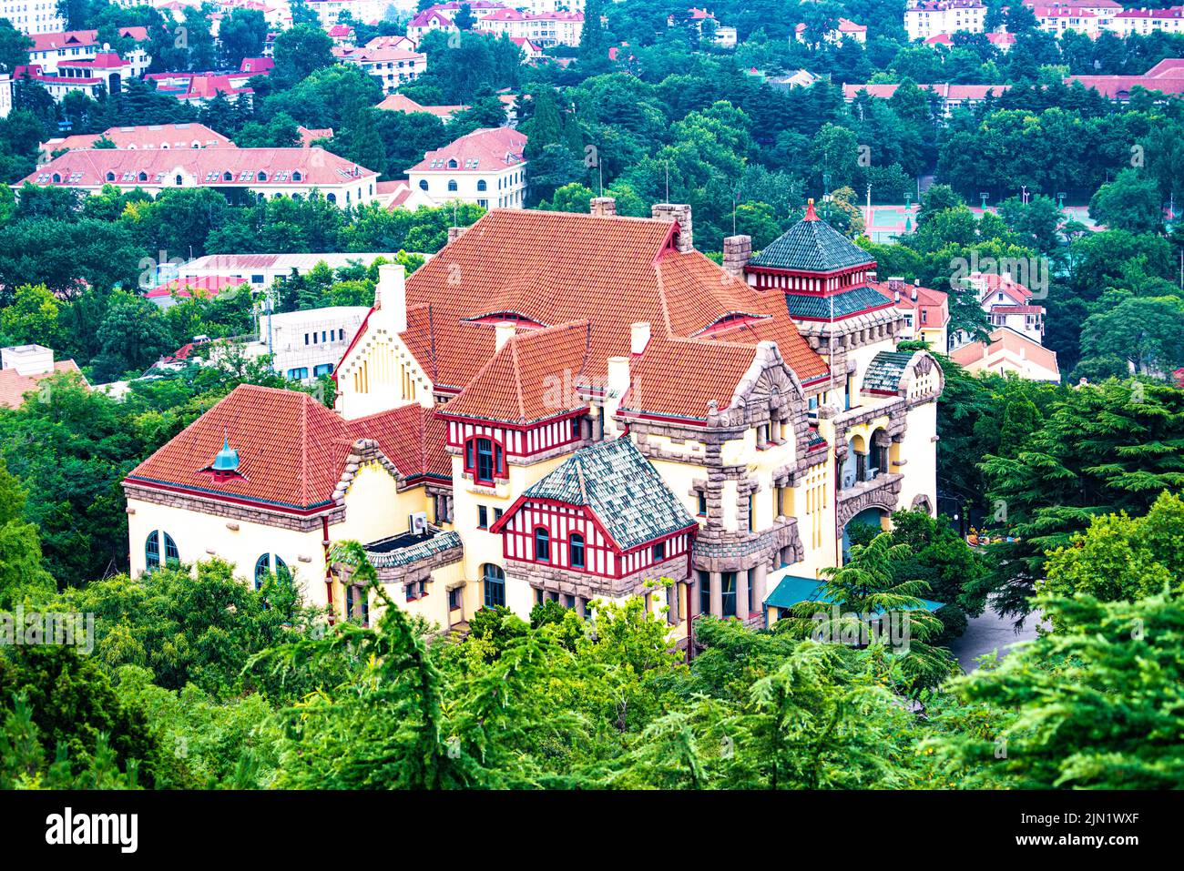 Yingbin Hotel in Qingdao China Stock Photo