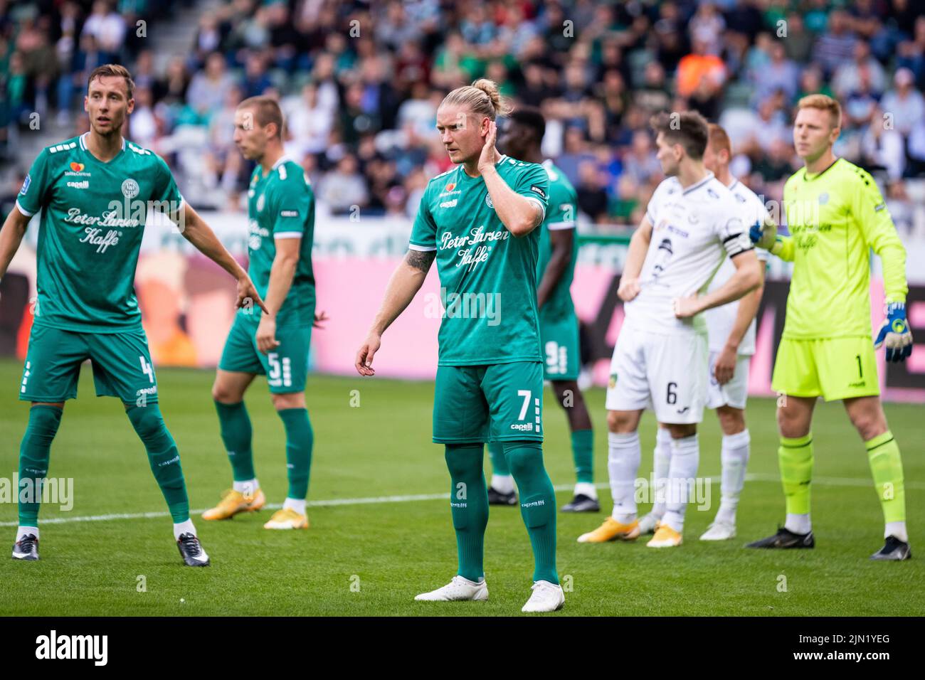 Denmark. 03rd, August 2022. Christian Sorensen (7) of FF