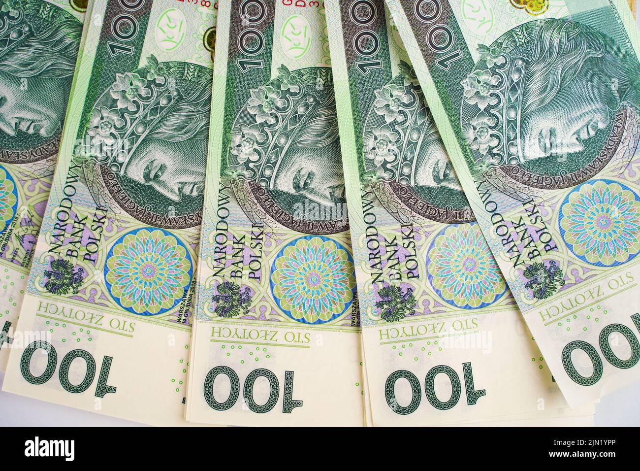 background-from-money-polish-banknotes-100-zloty-stock-photo-alamy