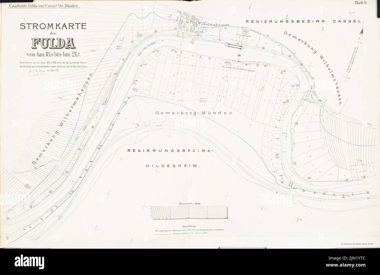 Map of fulda hi-res stock photography and images - Alamy
