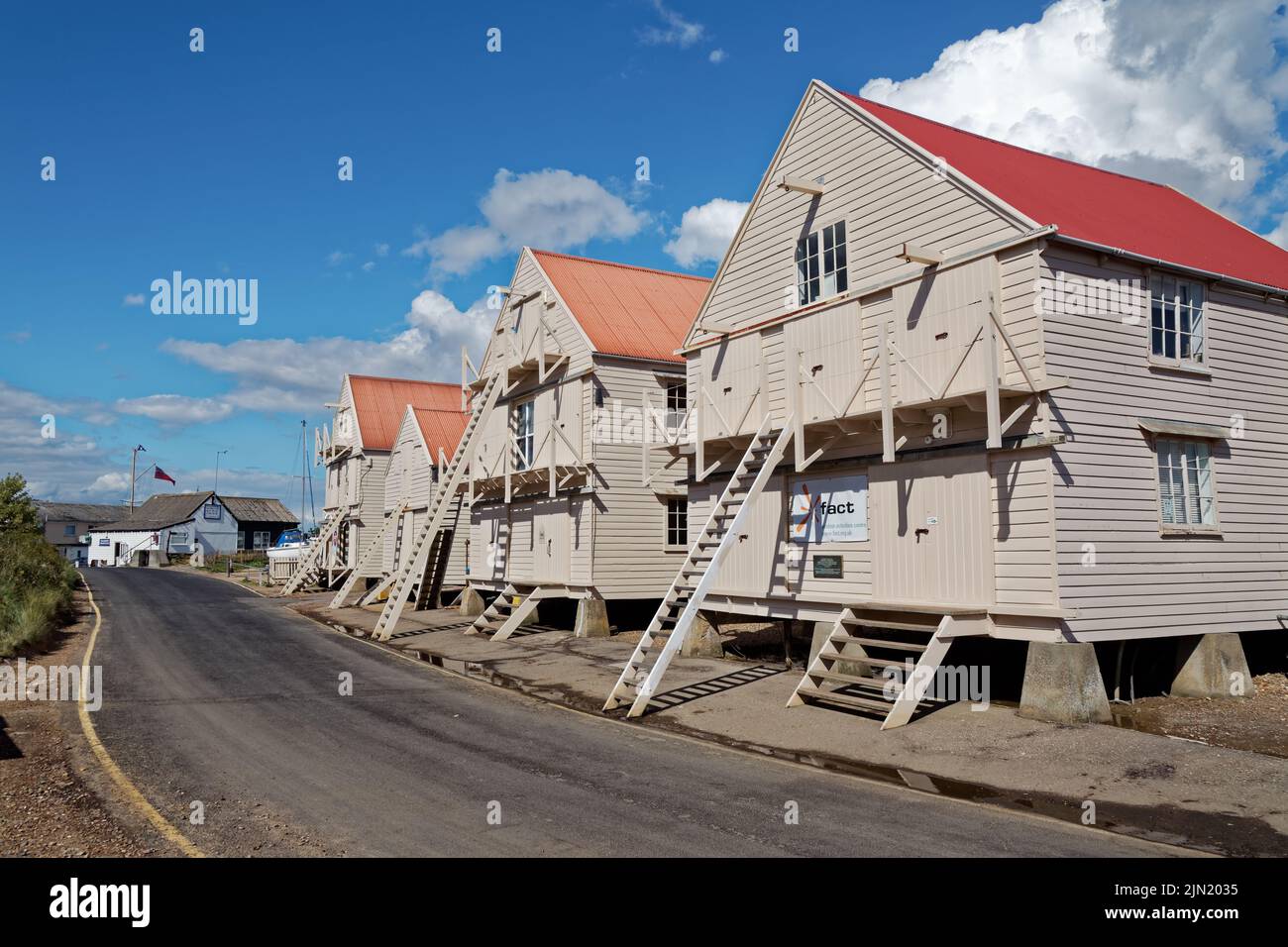 The Sail lofts at Tollesbury, Essex, England. Stock Photo