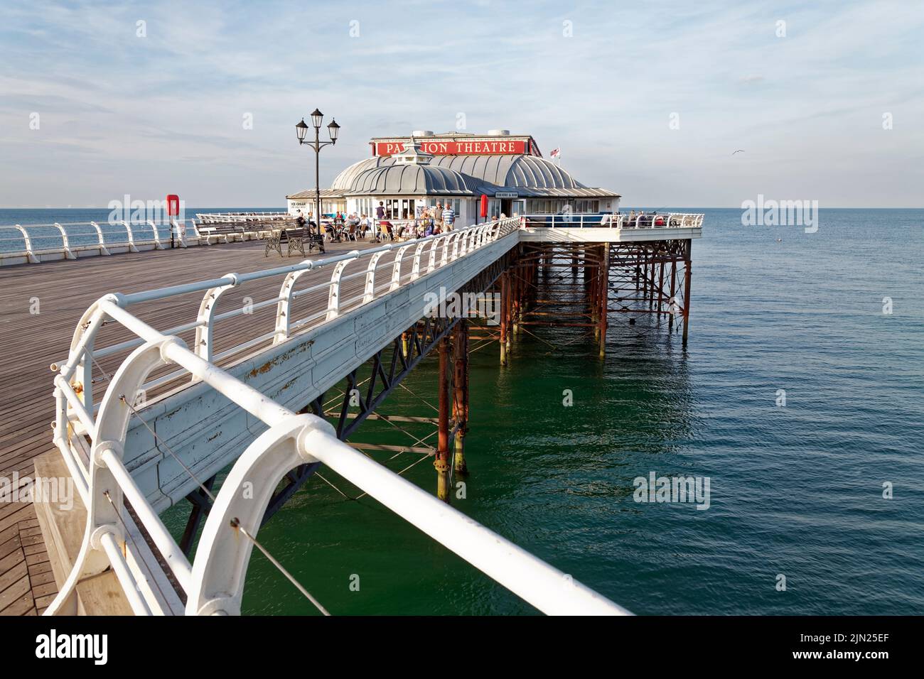 Cromer pier with the Pavilion Theatre. Norfolk, England. Stock Photo