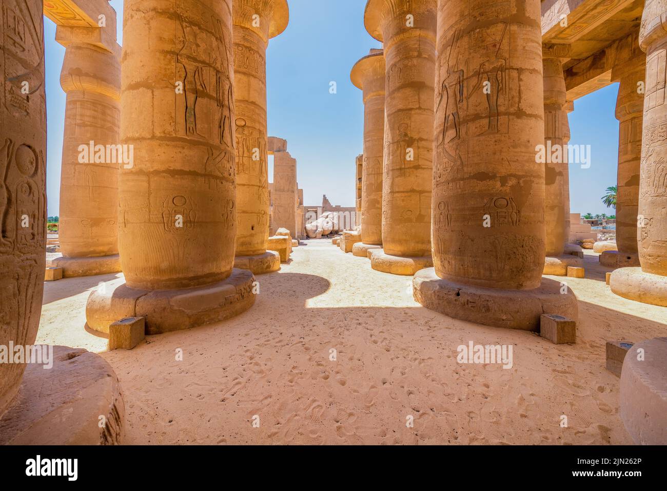 The Ramesseum On The West Bank Of Luxor, Egypt Stock Photo - Alamy