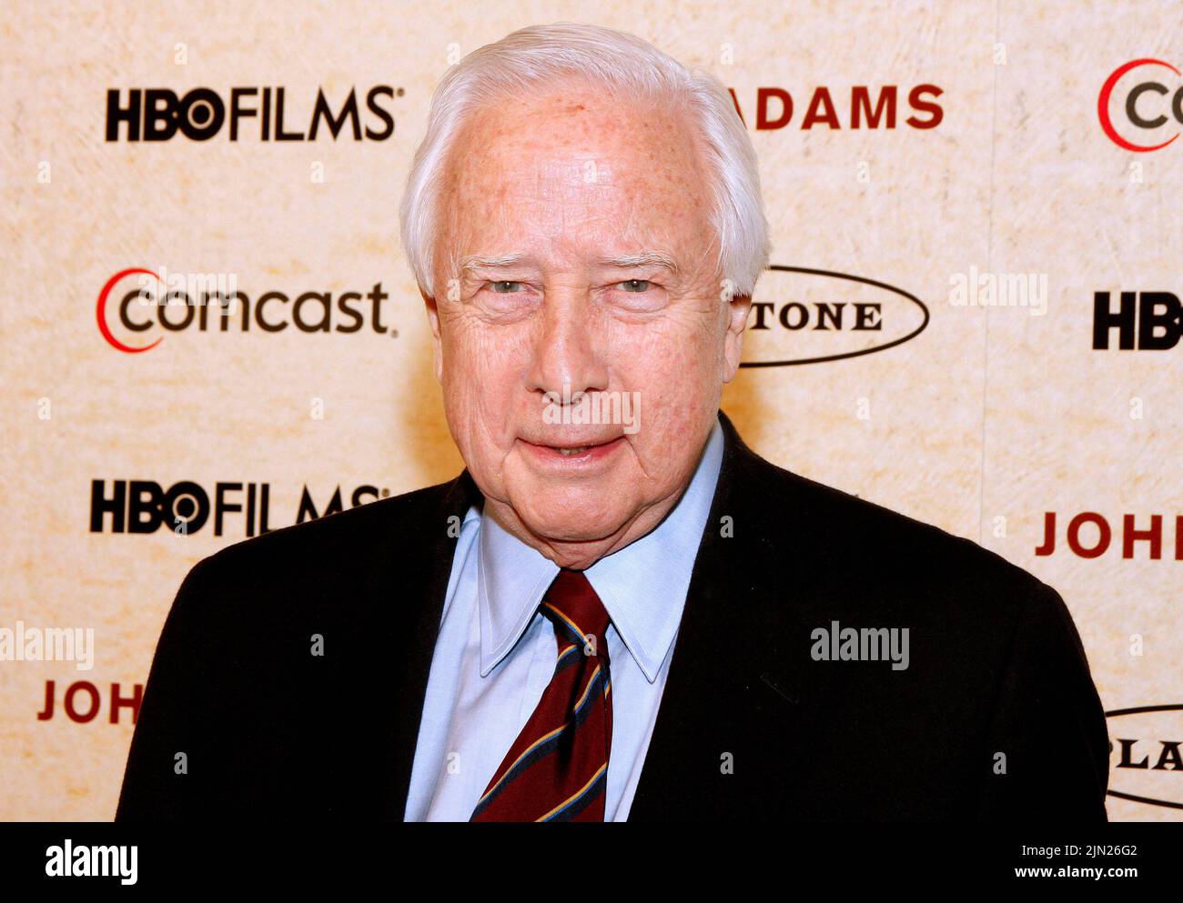 **FILE PHOTO** David McCullough Has Passed Away David McCullough, author of the book John Adams is pictured at the screening of John Adams at the National Constitution Center in Philadelphia on March 11, 2008.Credit: Scott Weiner/MediaPunch Stock Photo