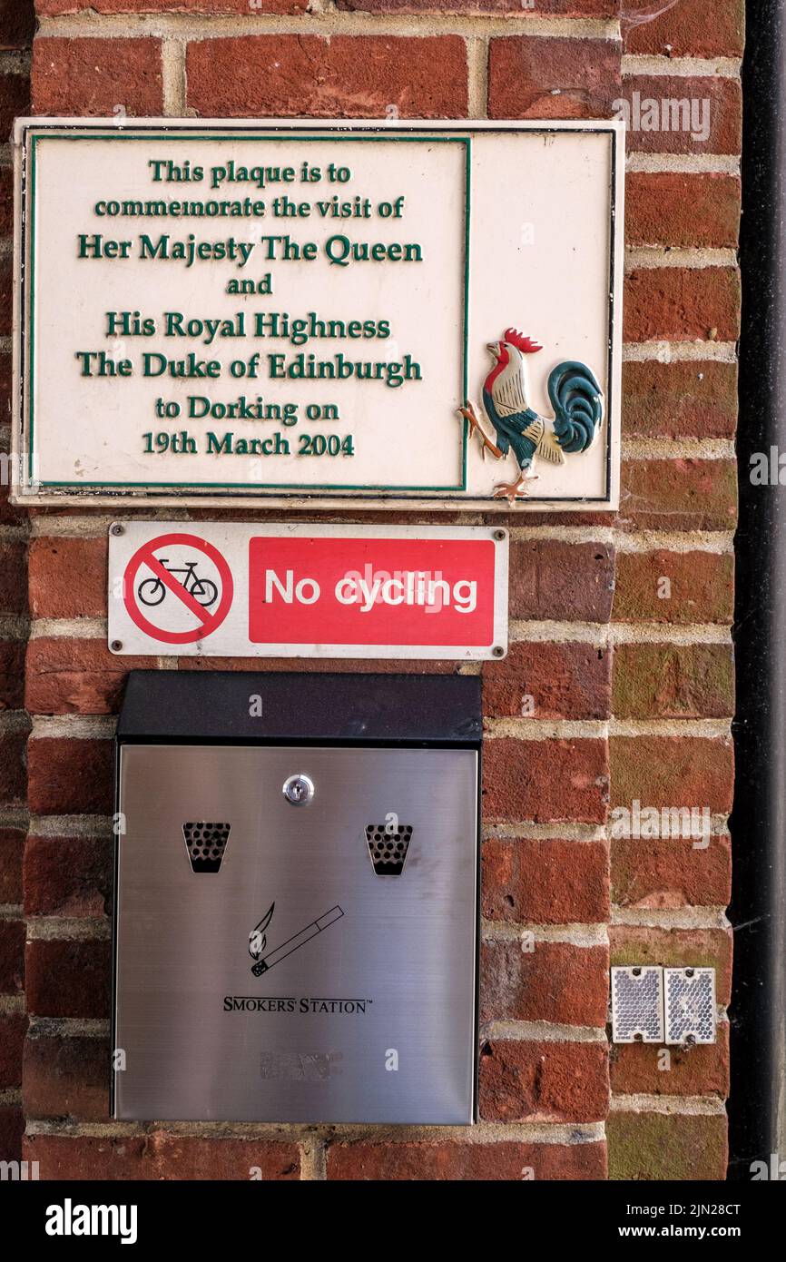 Dorking, Surrey Hills, London UK, July 07 2022, Queens Commemorative ...