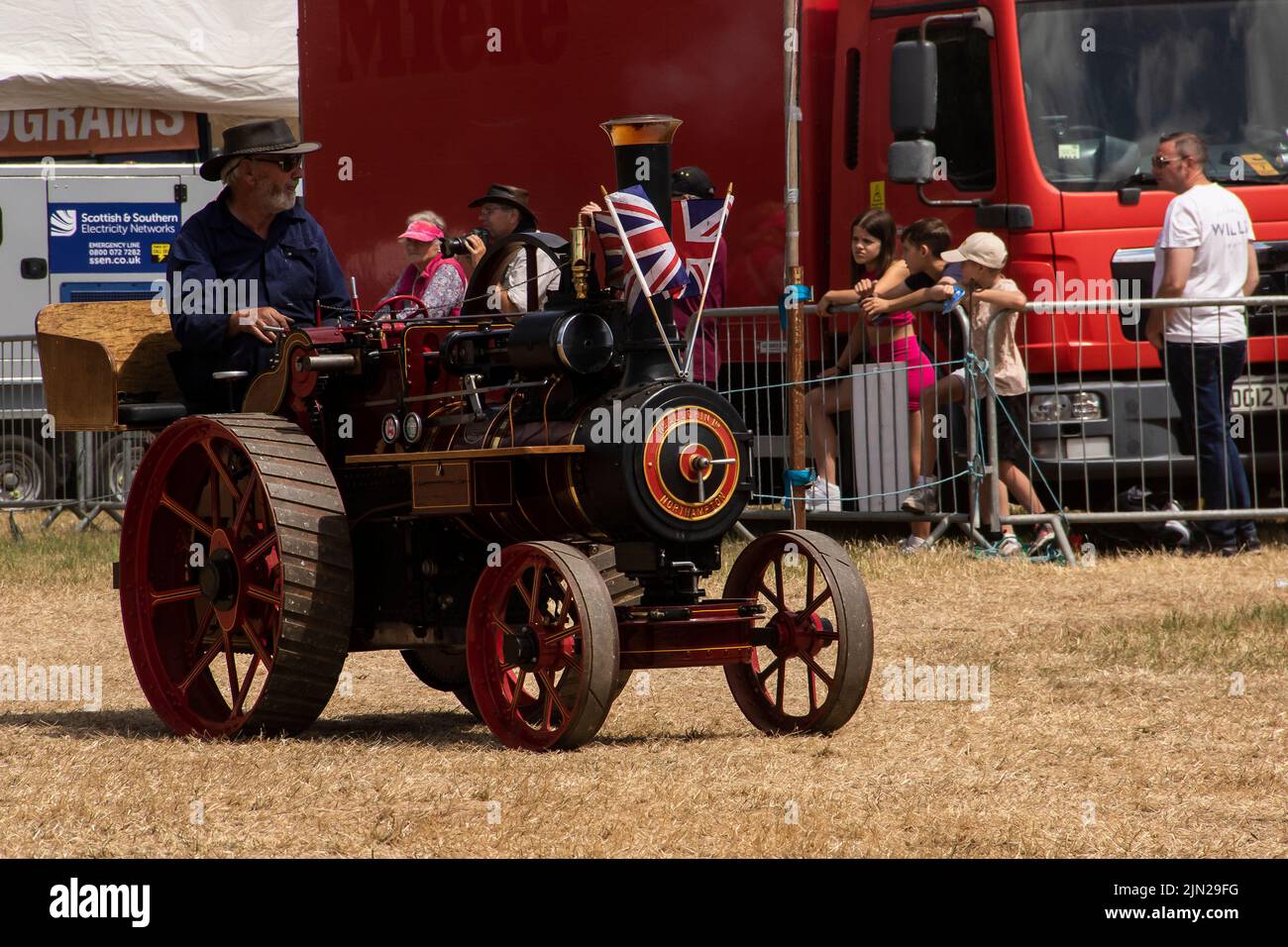 Vintage fairground organ netley marsh steam fair hi-res stock ...