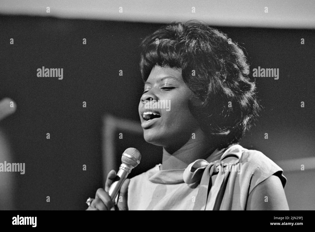 IRMA THOMAS American Soul singer on Ready,Steady,Go ! in 1967. Photo: Tony Gale Stock Photo
